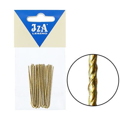 Japanese hairpins 50 mm - gold / 20pcs.