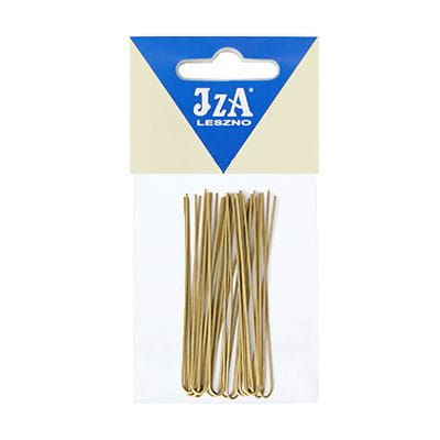 Plain hairpin 75 mm - gold / 20pcs.