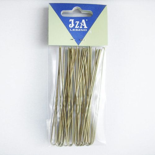 Waved hairpins 85mm - gold / 20pcs.