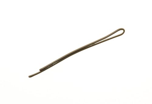 Prosta wsuwka do włosów 40 mm - brązowa