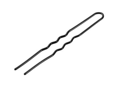 Karbowane szpilki fryzjerskie 65 mm- czarne
