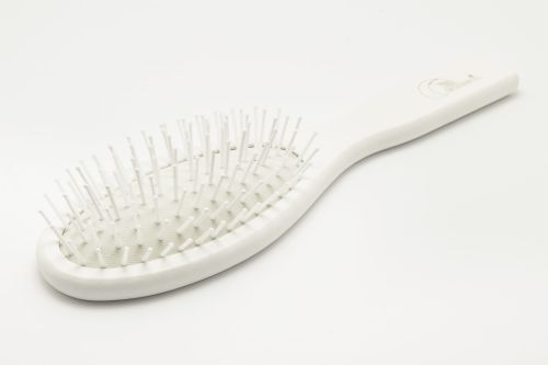 Pneumatic brush with plastic spikes soft white 6R
