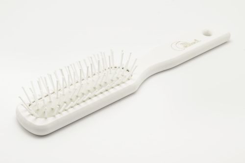 Pneumatic brush with plastic spikes soft white 5R