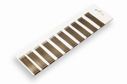 Wsuwka prosta mocna brązowa 7cm - 60 szt.