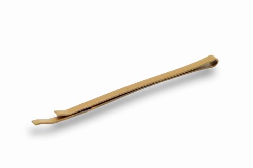 Wsuwka prosta szeroka złota matowa 7cm