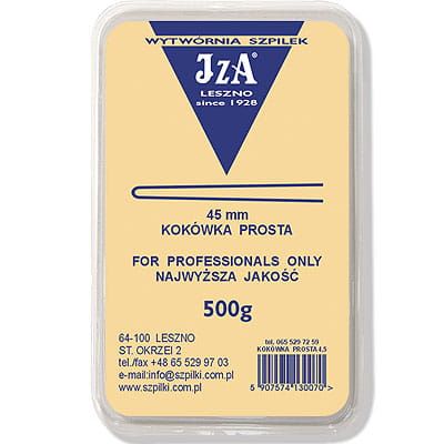 Prosta szpilka fryzjerska w kolorze złotym 45 mm