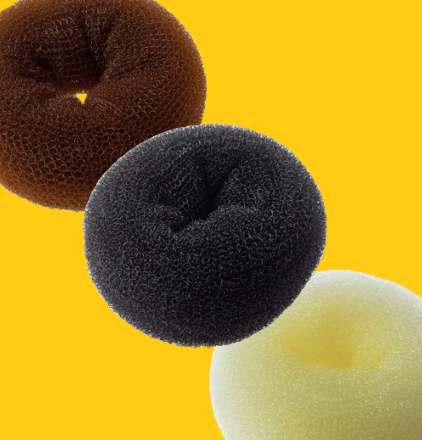 Set of full hair buns