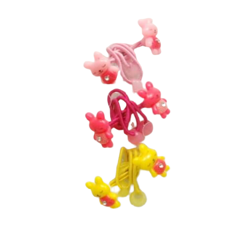 Kids hairbands rabbits - 6 pcs.