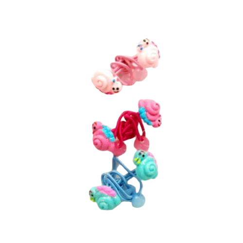 Kids hairbands snails - 6 pcs.
