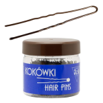Waved hairpin 45 mm - brown / 350g