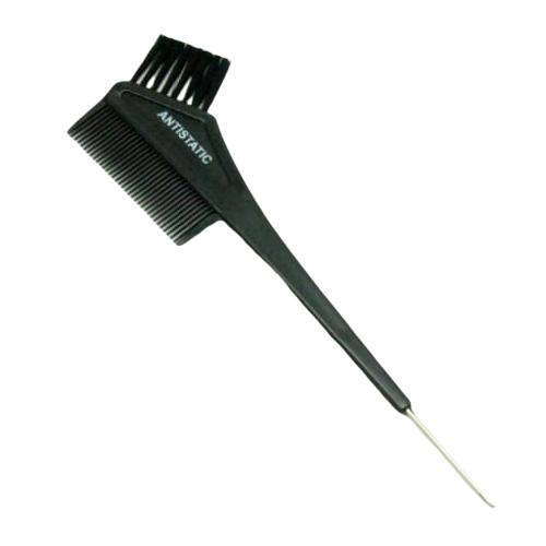 Paint brush with metal skewer