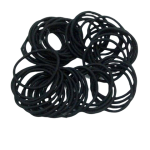 Hair gum - black / 100pcs.