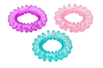 Twisted hair gums - mix color / 3pcs.