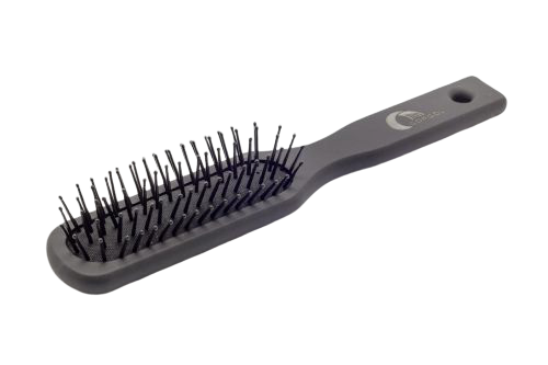Pneumatic brush with plastic spikes soft black 5R
