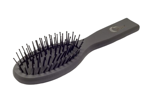 Pneumatic brush with plastic spikes soft black 6R