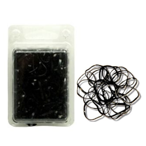 Silicone rubber gum - black / 200 pcs.