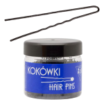 Waved hairpins 45mm - black matt / 350g