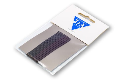 Proste wsuwki szerokie 7cm - brązowe