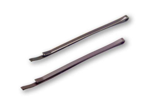 Proste wsuwki szerokie 7cm - brązowe