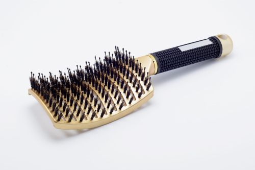 HAIR BRUSH GOLD