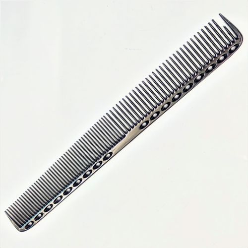 GRZEBIEŃ PROSTY METALOWY 21,5 CM CZARNY