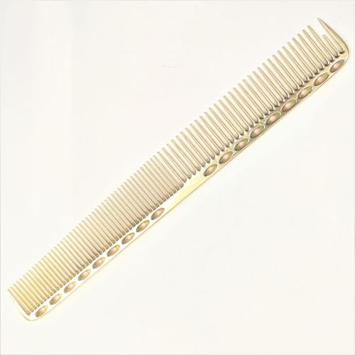 GRZEBIEŃ PROSTY METALOWY 21,5 CM ZŁOTY