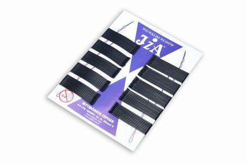 Prosta wsuwka do włosów 60 mm - czarna