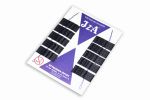 Waved hairgrips 50 mm - black / 100 pcs.
