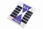 Waved hairgrips one ball pointed 50 mm - black / 100 pcs.