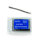 Wsuwki brązowe proste mocne 7 cm 36 szt