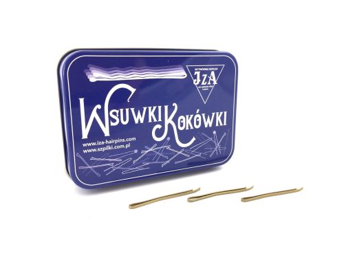 wsuwki złote proste