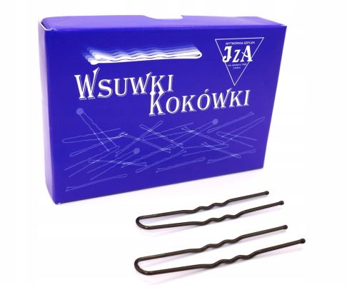 Kokówki / szpilki IZA karbowane SZEROKIE 90 sztuk brązowe