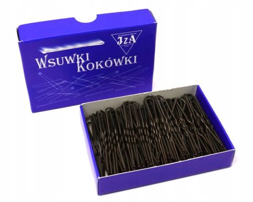 Kokówki / szpilki IZA karbowane SZEROKIE 90 sztuk brązowe
