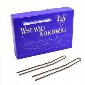 Kokówki / szpilki IZA proste brązowe długie 8.5 CM 90 SZTUK