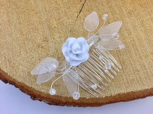 Wedding decoration on a comb with a flower 12004080