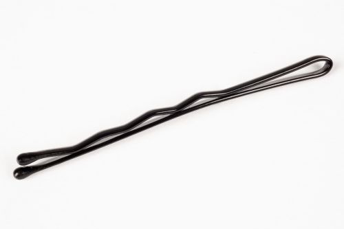 wsuwki do włosów z dwiema kulkami - czarne