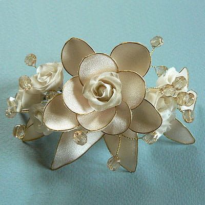 Wedding decoration with rose and crystals 12038230