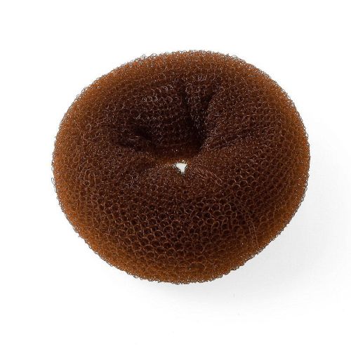 Full big hair bun - brown