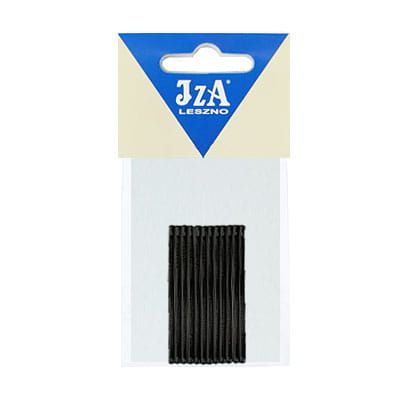 Prosta wsuwka do włosów 50 mm - czarna