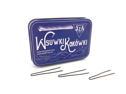 Czarne, karbowane 45 mm kokówki