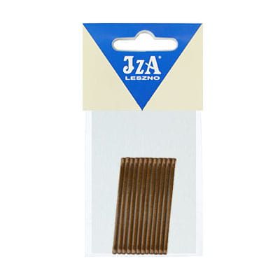 Prosta wsuwka do włosów 50 mm - brązowa